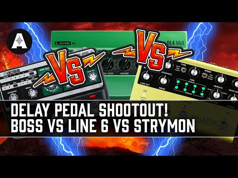 Strymon Volante vs Boss RE-202 vs Line 6 DL4 MkII - Delay Pedal Shootout!