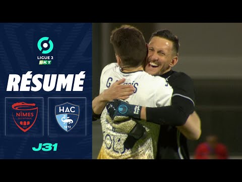 Olympique Nîmes 0-1 HAC Athletic Club Football As...