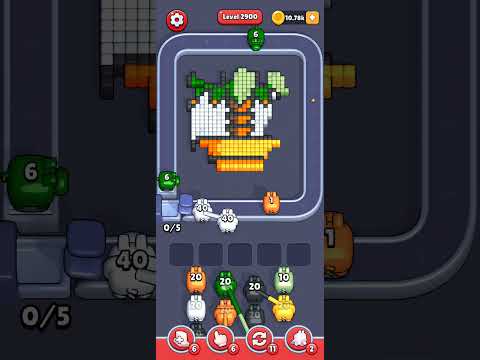 Pixel Flow Level 2900 Walkthrough