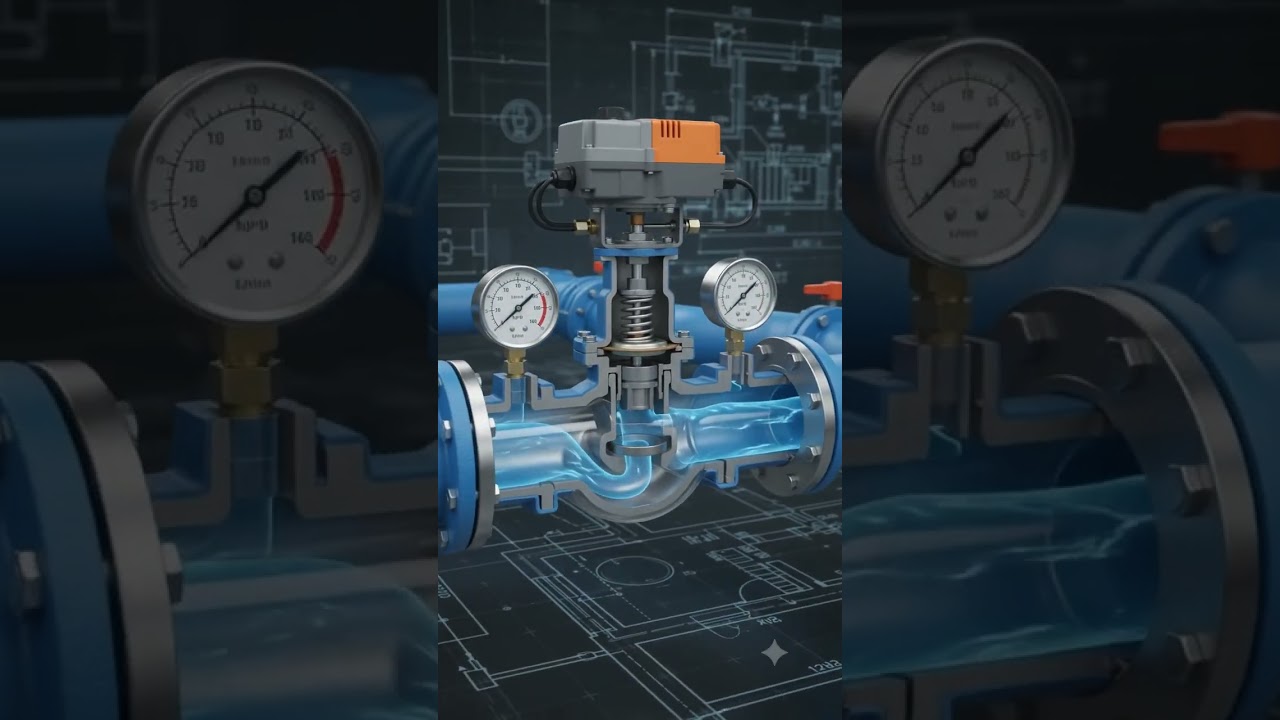 Valve & Actuator Explained ⚙️ | HVAC Basics #HVAC #Valve #Actuator #HVACEngineering #HVACTechnician