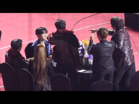 하성운 댄스퍼포먼스상 수상 태연 슈퍼주니어 리액션 TAEYEON SUPER JUNIOR Reaction to HASUNGWOON 200130