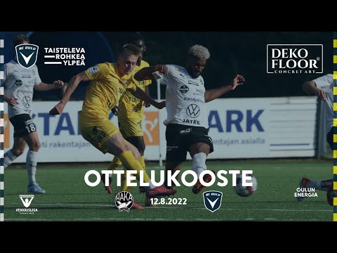 ACOTV: Dekofloor ottelukooste FC Haka - AC Oulu 12.8.2022 (Veikkausliiga)