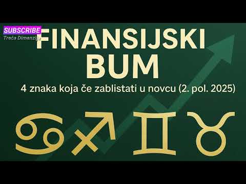Finansijski bum: Horoskopski znakovi koji će imati sreće s novcem u drugoj polovini 2025.