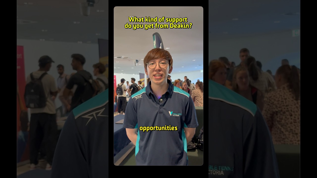 Sport management - how Deakin supports you.