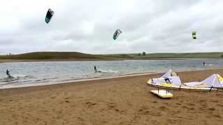 preview picture of video 'Kiteloop - Wind & Water 2014 - Kiteboarding at Reactor on Lake Diefenbaker'