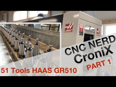 my self made extended tool changer for HAAS GR510 ( 51 Tools on GR 510)