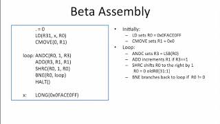 10.2.8 Worked Examples: Beta Assembly
