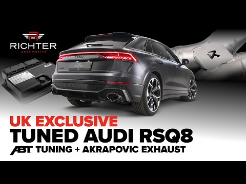 Audi RSQ8 | OEM Exhaust VS Akrapovic Exhaust | UK's 1st 700PS ABT RSQ8 | Richter Automotive
