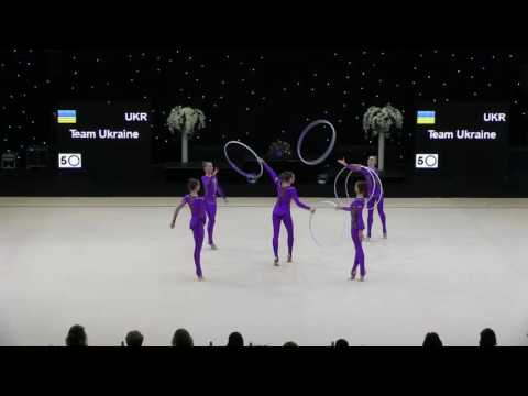 Miss Valentine 2017.FIG RG Senior Group Final.Team Ukraine.5-hoops.UKR