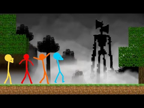 Stickman Minecraft mutant siren Head in Minecraft 