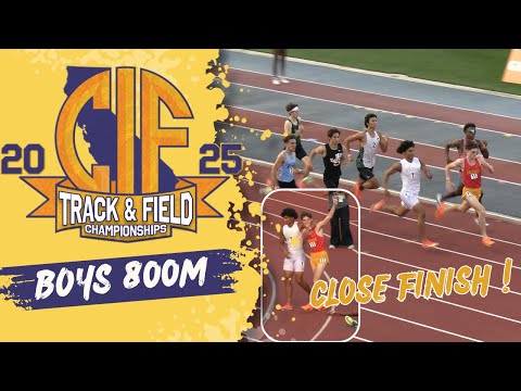 2025 TF - CIF State Meet - Boys 800M Championship