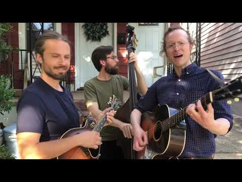 Michael Daves trio with Jake Jolliff and Erik Alvar - Front yard picking in Brooklyn