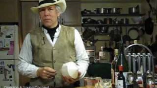 Opening A Young Coconut