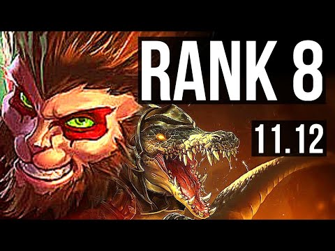 WUKONG vs RENEKTON (TOP) | Rank 1 Wukong, Rank 8, 6/1/4 | EUW Challenger | v11.12