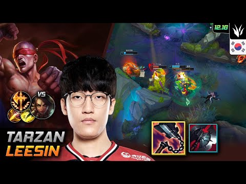 LNG Tarzan Jungle Lee Sin Build Goredrinker Conqueror - LOL KR 12.16