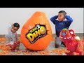 Giant Dino Smashers Surprise Egg Opening Fun With CKN