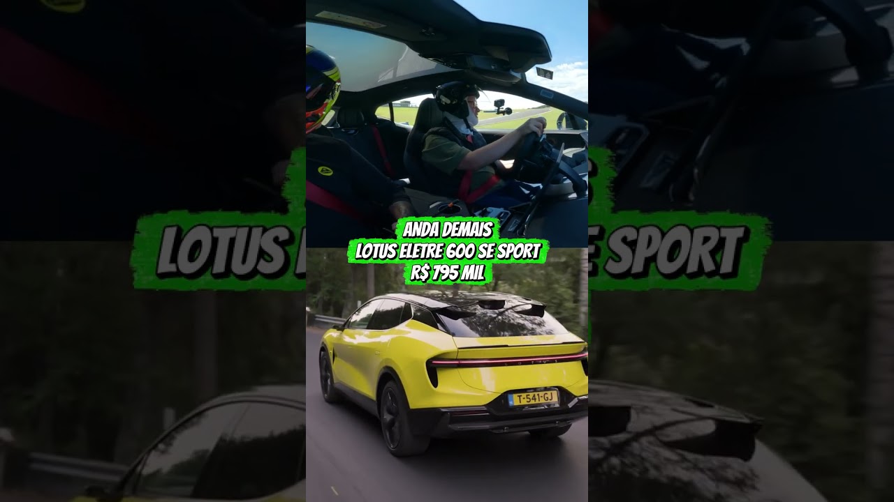 612 CV E MUITA ESTABILIDADE: Como anda o Lotus Eletre 600 Sport SE? 😱