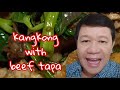 HOW TO COOK KANGKONG With BEEF TAPA And TOKWA