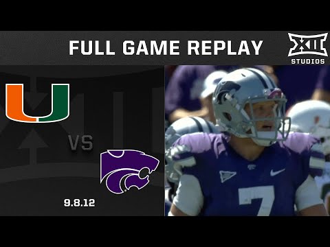 Miami vs. Kansas State (Sept. 8, 2012) Full Game Replay | Big 12 Football