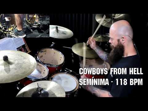 Vinnie Paul - Grooves Parte 1 (Modern Drummer Brasil #169).