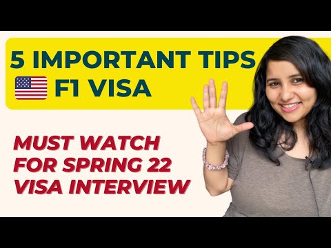 What should I know before my F1 visa interview for the spring intake?