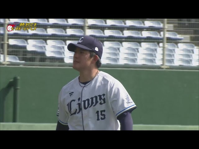 【MBG】この回3者連続三振‼ ライオンズ・與座海人 3回までノーヒットの好投を見せる‼ 2025年2月27日 埼玉西武ライオンズ 対 千葉ロッテマリーンズ