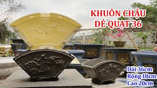 Khuôn chậu dẻ quạt abs giá rẻ - Khuôn chậu Sơn Cương