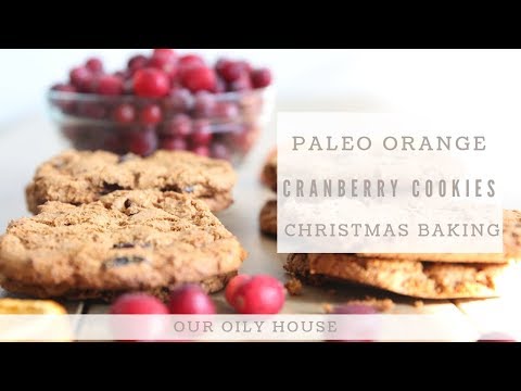Paleo Orange Cranberry Cookies
