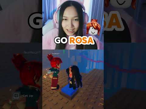 It was so fun to play with Rosa!!🤩👀 #roblox #2playerobby