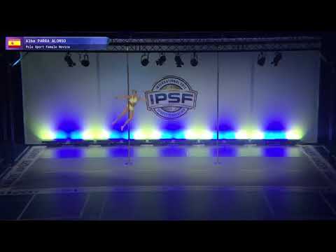 Novice Female Alba Parra Alonso of Spain - Finals 8th 2017 World Pole Sports Championships