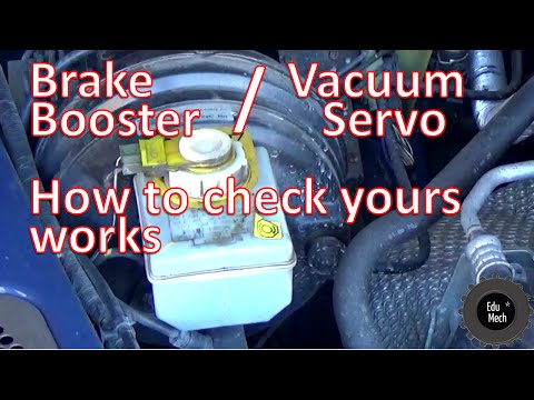Brake booster / vacuum servo check - test your own car