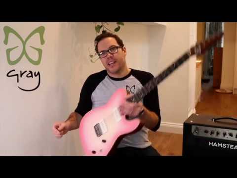Gray Guitars BLACK FRIDAY SALE! Grayling model in Pink Powder Burst