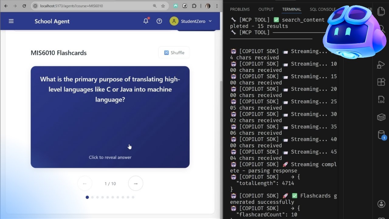 Copilot CLI & SDK Demo: How I Built a School Agent End-to-End in Hours