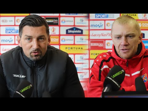 2021-03-19 Odra Opole - Sandecja 1-1 (0-1), pomeczowa konferencja prasowa