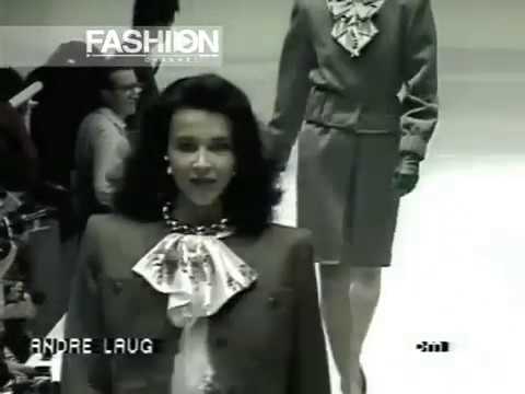 "Andre Laug" Autumn Winter 1988 1989 Milan pret a porter women by Canale Moda