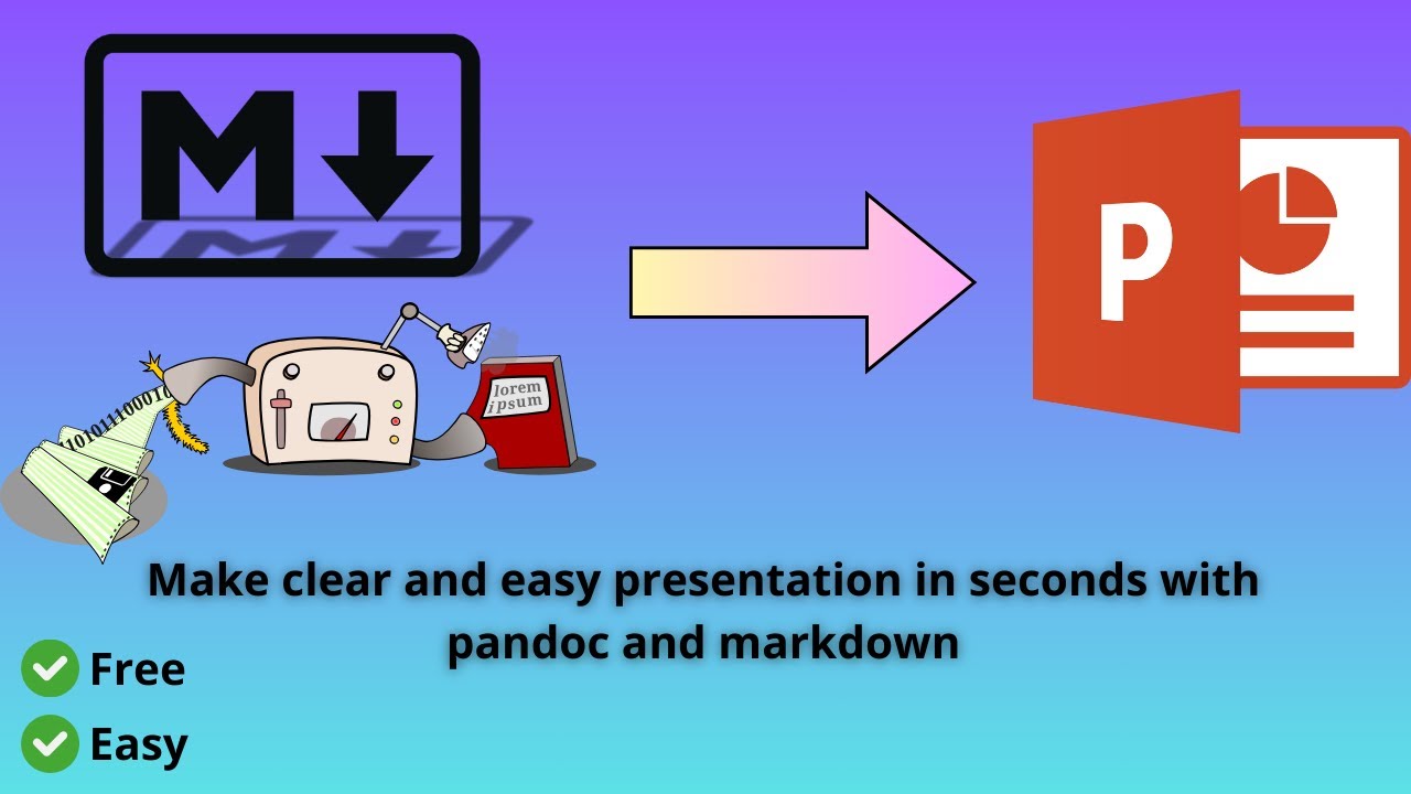 📝➡️📽️ Create PowerPoint Slides from Markdown with Pandoc | Fast, Clean, Automated Presentations