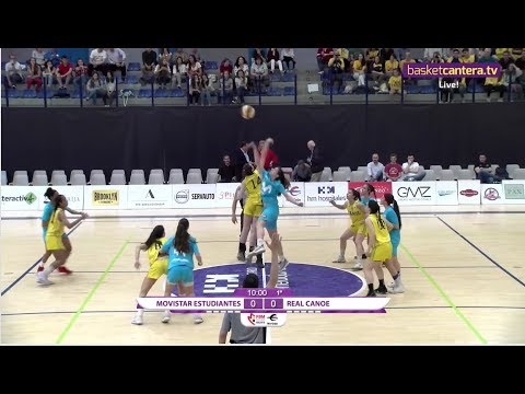 U16F - MOVISTAR ESTUDIANTES vs. REAL CANOE - F4 Cadete Femenino FBMadrid 2019 (BasketCantera.TV)