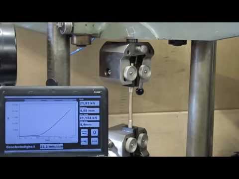 ASTM E8 - Violent Break! - Metal Tensile Test Rounded Sample