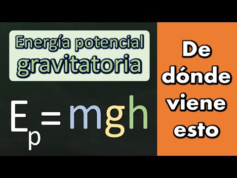Por qué la fórmula de la energía potencial gravitatoria es E=mgh