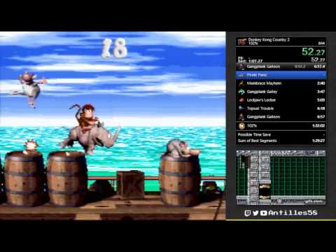 Donkey Kong Country 2 | 102% Speed Run | 1:31:31