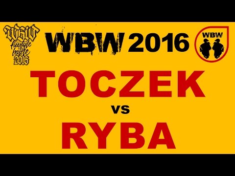 Toczek 🆚 Ryba 🎤 WBW 2016 Warszawa (freestyle rap battle)