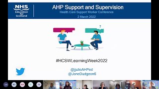 AHP Support and Supervision | Jane Dudgeon | NHS Grampian