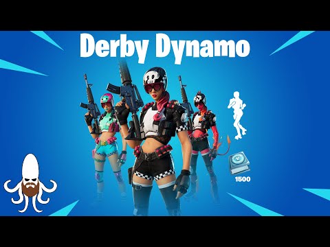 Derby Dynamo Skin Review & Gameplay - Fortnite - Watch Before Buying!