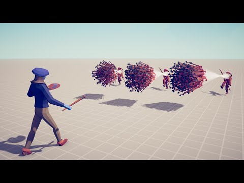 PAINTER vs 3x EVERY GOD - Totally Accurate Battle Simulator TABS