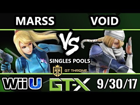 GTX 2017 Smash 4 - Marss (ZSS) vs CLG | Void (Sheik) - Wii U Pools