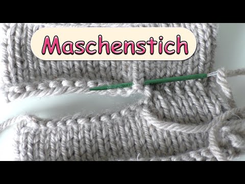 Slip stitch | Sew shoulder seam together