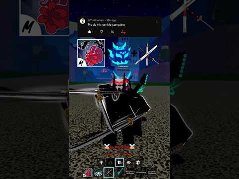 The Best TTK, Sanguine Arts, and Rumble Combo in bloxfruits! #bloxfruits #roblox