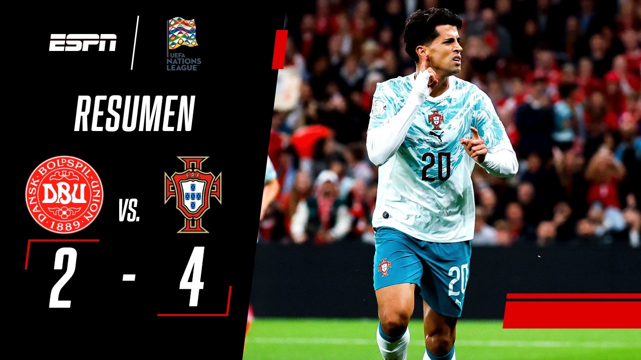 LEAO USÓ LA 7 DE CRISTIANO Y PORTUGAL NO PARA DE GANAR | Dinamarca 2-4 Portugal | RESUMEN