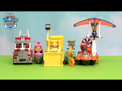 【パウ・パトロールおもちゃ紹介】アルティメットサポートビークルとベーシックビークルをつないで遊ぼう！【stopmotion】PAW Patrol