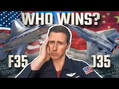 F-35 vs Chinese J-35 | Fighter Pilot Reacts